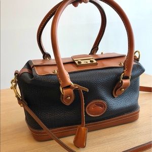 Vintage Dooney & Bourke Top Handle Box Bag